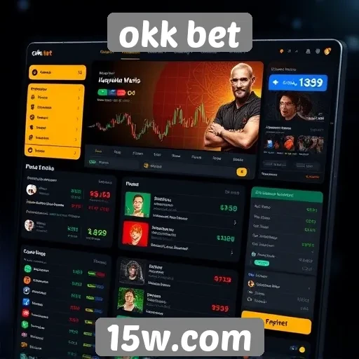 Explorando a interface do usuário do site okk bet